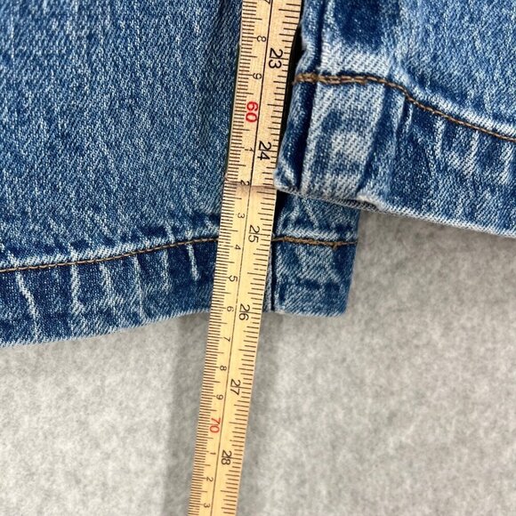 J Crew Womens Mid Rise Straight Leg Utility Crop Jean Size 27 VTG Denim Wash EUC - Picture 11 of 12